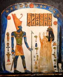 Dios Atum Recibe Ofrendas De Una Dama Serie Kemet Acrilicos Estuco Sobre Tabla 73x60 Egyptian Art Ancient Egypt History Ancient Egyptian Art