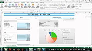 We'll break down what someone's net worth refers to and teach you how to calculate your own. How To Use Net Worth Calculator Spreadsheet For Excel Youtube