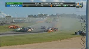 The 2020 nascar xfinity series was the 39th season of the nascar xfinity series, a stock car racing series sanctioned by nascar in the united states. Nascar Xfinity Series 2017 Mid Ohio Challenge Pile Up Red Flag Youtube