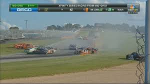 The 2020 nascar xfinity series was the 39th season of the nascar xfinity series, a stock car racing series sanctioned by nascar in the united states. Nascar Xfinity Series 2017 Mid Ohio Challenge Pile Up Red Flag Youtube