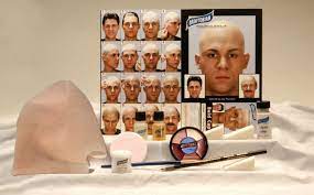 Professional Bald Cap Complete Kit Description A Must Have Kit For Every Actor The Professional Bald Cap Complete Kit Bald Cap Halloween Accessories Balding