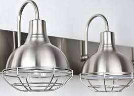 Kira Home Liberty 36 4 Light Modern Industrial Vanity Bathroom Light Brushed Nickel Finish Farmhouse Goals