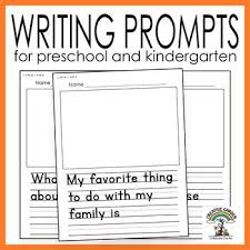 These 5 Free Worksheets Feature Room For Both Drawing And Writing Each Worksheet Ha Kindergarten Writing Prompts Free Writing Prompts Writing Prompts For Kids