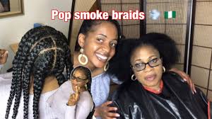 Pop smoke's mom throws up the woo at his memorial. Pop Smoke Braids On My Nigerian Mom Youtube
