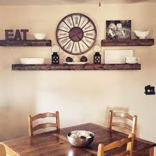 Shanty Sisters On Instagram Check Out Lindseymlee Variation Of Our Floating Shelves Such A F Dining Room Shelves Dinning Room Wall Decor Dining Room Walls