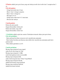 Isi kesimpulan atau maksud dari gurindam terdapat pada. Contoh Pantun Dan Puisi