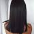 Middle Part Shoulder Length Black Hair