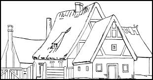 The original color of the white house was white. House Coloring Pages Karen S Whimsy