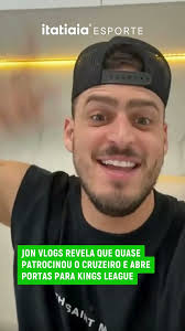 INFLUENCER JON VLOGS REVELA QUE QUASE PATROCINOU O CRUZEIRO