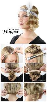 Halloween Fabulous Flapper Gatsby Hair Flapper Hair 20s Hair