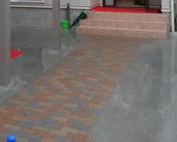 玄関前ブロック 玄関 庭