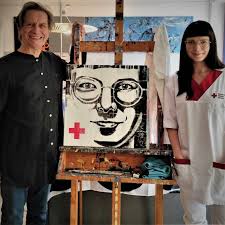 Pflegekräfte als Kunstwerke