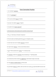 If users cannot identify their mistakes, they will leave. Error Correction Sheet Correction Code For Academic Writing