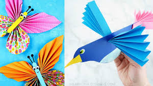 7 Easy Kids Accordion Fold Paper Crafts Diy Thought In 2020 Construction Paper Crafts Paper Crafts Paper Crafts Diy