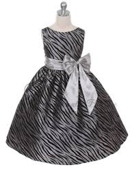 Size 4t In Stock Kd Little Girls Silver Black Animal Print Flower Girl Dress Girls Party Dress Flower Girl Dress Lace Dresses