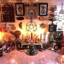Witchy Altar Space Wiccan Decor Witch Decor Witch Room