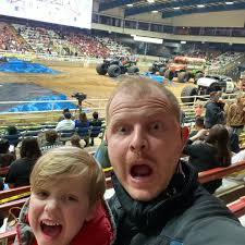 Zander and I had a testosterone filled father/Son outing at  @monstertruckwars !!!! The kid had the time of his life.. and Zander too!  #monstertrucks #fatherson #boyswillbeboys @wisner_3_ring_circus
