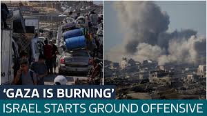 Gaza is burning': Israeli tanks move ...