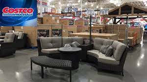 Cushions are made with sunbrella® fabric that is resistant to stains, mildew, chlorine and fading. Costco Outdoor Patio Furniture Summer Home Decor Shop With Me Shopping Store Walk Through 4k Youtube