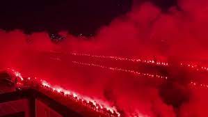 Glasgow rangers have arguably one of the best fan bases in the uk and are known for their fans as well as their history on the. Rangers Fans Let Off Hundreds Of Flares Along River Clyde Ahead Of Trophy Celebration Today Glasgow Live
