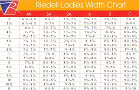 Riedell Roller Skates Size Chart
