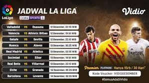 Berita bola liga spanyol terkini hari ini, jadwal klasemen live skor sepakbola la liga spanyol terbaru, prediksi hasil pertandingan dan bursa transfer perburuan gelar juara la liga spanyol kian ketat setelah barcelona mengalahkan valencia. Jadwal Live Streaming La Liga Spanyol Jornada 13 Di Vidio Tak Sabar Menanti El Derbi Madrileno Spanyol Bola Com