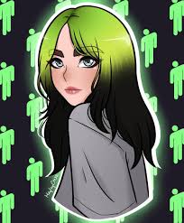 632 Likes 10 Comments Hayley C Hayleyc1432 On Instagram Billie Eilish She Is The Cutest Thing Ever And Billie Eilish Billie Girls Cartoon Art
