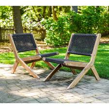 Leisure Made Athens Stationary Wood Outdoor Lounge Chair 2 Pack 701255 The Home Depot In 2020 Lounge Chair Outdoor Metal Rocking Chair Patio Chairs