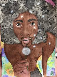 A quick little sketch of Rain ... with a wonky eye and a weird chunky neck  😨😂. I was so focused