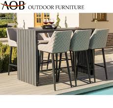 Available in a variety of finishes, there's an option to. Modern Outdoor Garden Hotel Resort Restaurant Bistro Fabric Dining Furniture Bar Stools Chair And Table China Home Furniture Dining Furniture Made In China Com