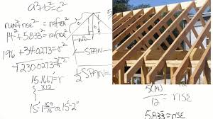 How To Calculate The Length Of Roof Rafters Captioned