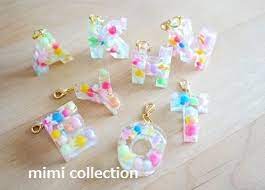 レジン製アルファベット 樹脂クラフト 手作りアクセ クラフトのアイデア