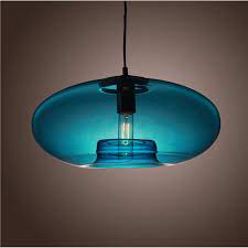 Find value and selection on ceiling fixtures and much more at sutherlands. Blue Large Glass Pendant Light Bell Design Glass Pendant Lamp Glass Shade Pendant Light Glass Ceiling Lights