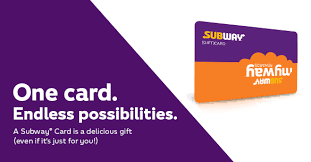 Some physical gift cards bought from amazon.com don't come with values printed on them. Subway Card Subway Com Canada English