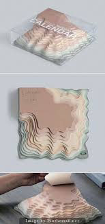 Topographic Desktop Calendar Paperspecs Calendar Design Calendar Design
