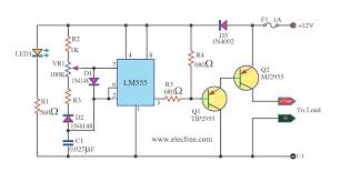 555 Pwm Led Dimmer Circuit Diagram Power Battery Saving Electronics Projects Circuits Circuit Diagram Electronics Projects Circuit