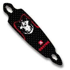 The cruiser's wheelbase is six inches longer than that of most skateboards its size. Koston Longboard Drop Through Cruiser Deck Skull 40 0 X 9 5 Inch Ld008 1 Incl Griptape Ceres Webshop