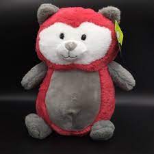 Animal Adventure Fox Raccoon Plush New Red White Gray 12 Soft Toy Stuffed Animaladventure Soft Toy Animals Plush
