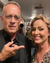 Tom Hanks and Rita Wilson showed up to support Melora Hardin, who stars in  Broadway play, McNeal, with Robert Downey Jr. The 57-year-old actress  shared a couple BTS photos saying, "I love