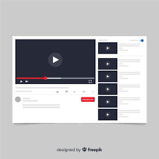 Download Flat Social Media Multimedia Player Template For Free In 2020 Picture Editing Apps Youtube Banner Template Overlays Picsart