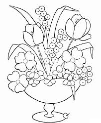 Plenty beautiful flower drawings to color and have fun. Flower Vase 7 Coloring Page Free Printable Coloring Pages For Kids