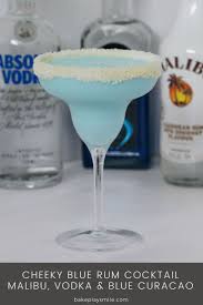 Blue Coconut Rum Cocktail Malibu Vodka Blue Curacao Recipe Coconut Rum Rum Cocktail Vodka Blue