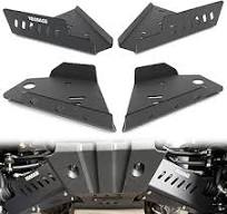 Amazon.com: REARACE Front and Rear A-Arm Guards, 4mm ...