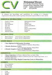 Download Best Cv Pattern In Pakistan
