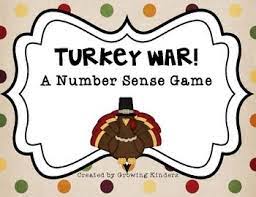 Here Is A Fun Game That You Can Play In Math Stations Or Send Home With Your Kiddos Fo Thanksgiving Math Thanksgiving Kindergarten Thanksgiving Math Activities