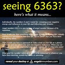 6363 Angel Number Told You So Negative Energy Angel