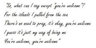 I killed an eel i buried its guts sprouted a tree, now you got coconuts what's the lesson what is the. You Re Welcome By Dwayne The Rock Johnson Song Meanings And Facts
