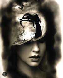 Black And White Womans Face Tattoo Design Gorgeous Morph Face Tattoos White Tattoo Body Art Tattoos