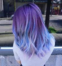 25 Amazing Blue And Purple Hair Looks Stayglam Light Purple Hair Hair Styles Hair Color Purple