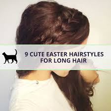 Hoppy easter easter bunny easter bonnets easter eggs easter table. 9 Tutorials For Easy Cute Easter Hairstyles For Long Hair